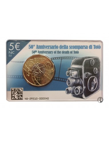 Italia - 2017 - 5€ Totò