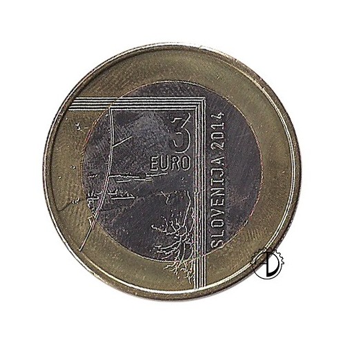 Slovenia - 2014 - 3€ J. Puhar