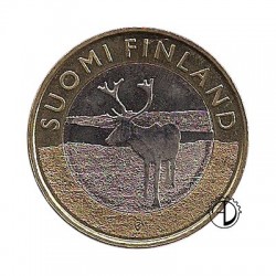 Finlandia - 2015 - 5€ Lapponia: Renna
