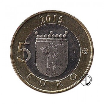 Finlandia - 2015 - 5€ Lapponia: Renna 2