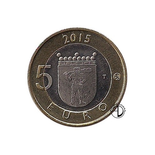 Finlandia - 2015 - 5€ Lapponia: Renna