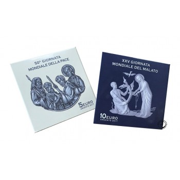 Vaticano - 2017 - 5€ + 10€ Argento PROOF
