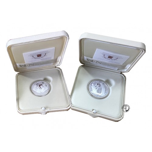 Vaticano - 2017 - 5€ + 10€ Argento PROOF