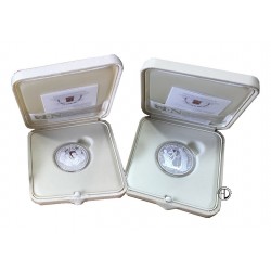 Vaticano - 2017 - 5€ + 10€ Argento PROOF
