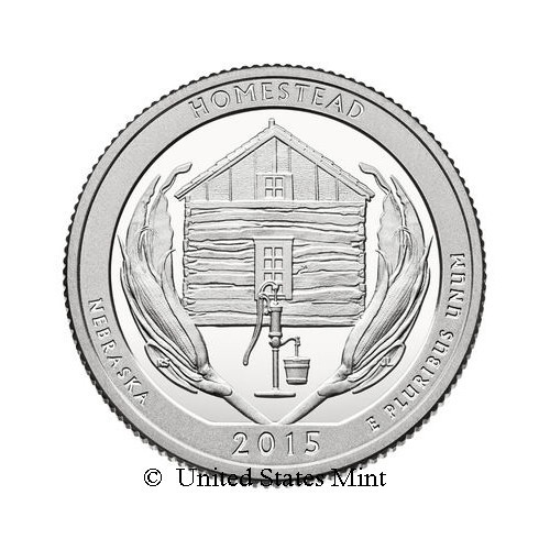 USA 1/4$ 2015 Homestead