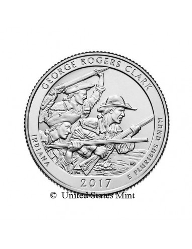 USA 1/4$ 2017 Clark