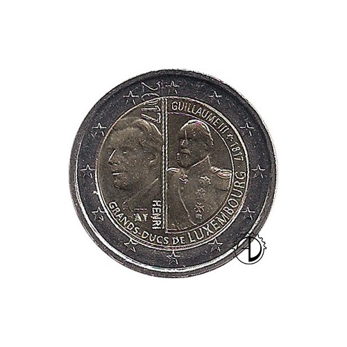 Lussemburgo - 2017 - 2€ Guglielmo III