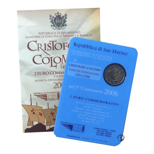 San Marino - 2006 - 2€ Colombo