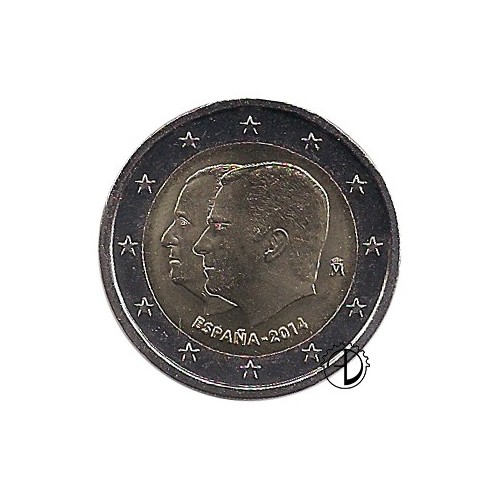 Spagna - 2014 - 2€ Cambio Regnante