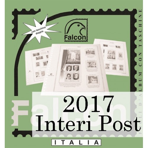 Fogli Italia 2017 Interi Postali - Falcon