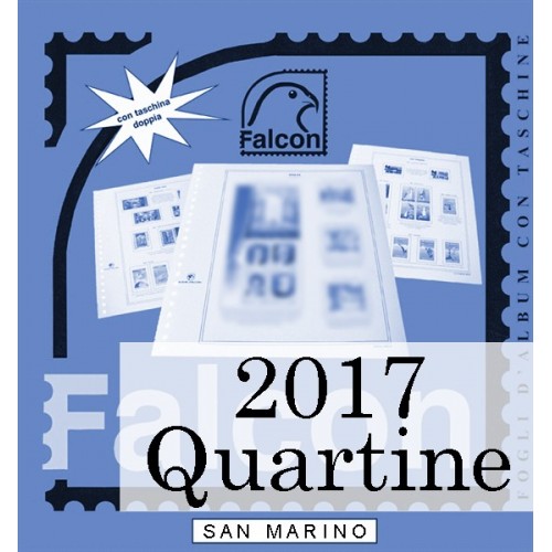 Fogli San Marino 2017 Quartine - Falcon