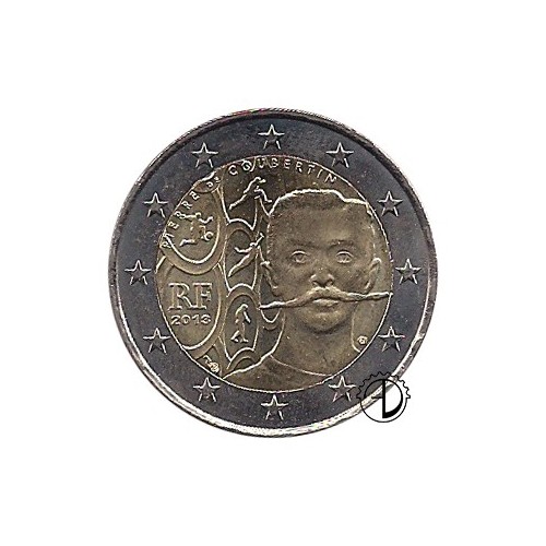 Francia - 2013 - 2€ De Coubertin