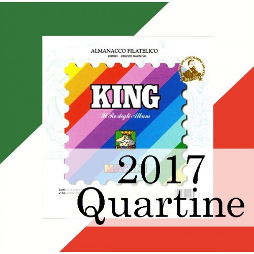 Fogli Italia 2017 Quartine - King