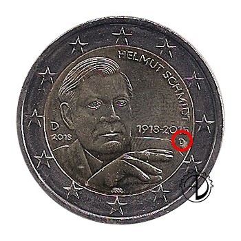 Germania - 2018 - 2€ Schmidt 2