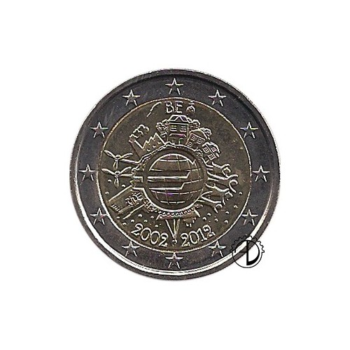 Belgio - 2012 - 2€ Decennale Euro
