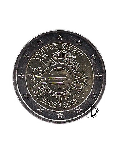 Cipro - 2012 - 2€ Decennale Euro