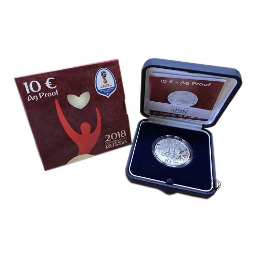 Italia - 2018 - 10€ Calcio PROOF