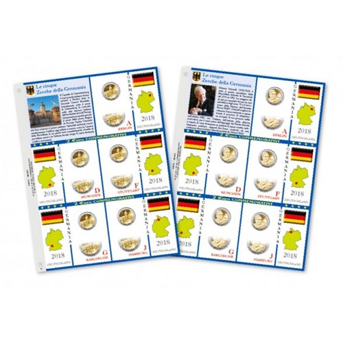 Abafil Fogli 2€ Germania 2018 5zecche