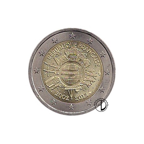 Francia - 2012 - 2€ Decennale Euro