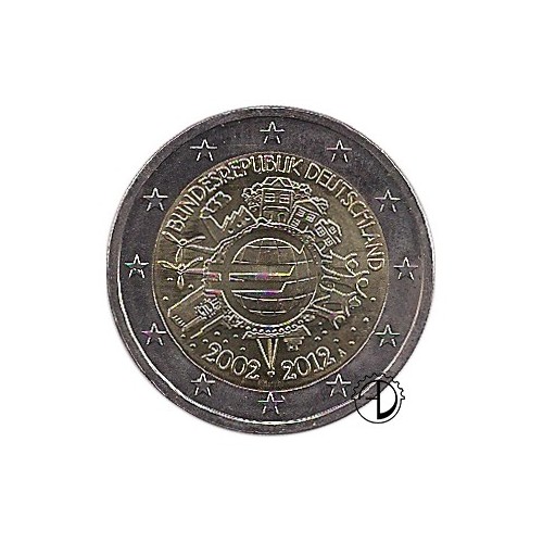 Germania - 2012 - 2€ Decennale Euro