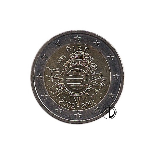 Irlanda - 2012 - 2€ Decennale Euro