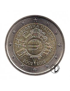 Italia - 2012 - 2€ Decennale Euro