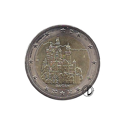 Germania - 2012 - 2€ Castello di Neuschwanstein