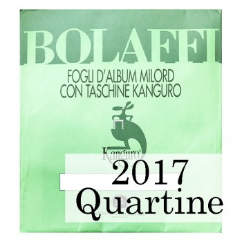 Fogli Italia 2017 Quartine - Bolaffi
