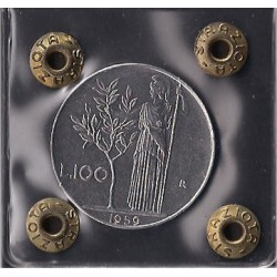 Repubblica Italiana 1957 100 lire Minerva