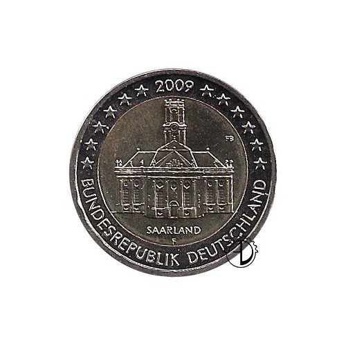 Germania - 2009 - 2€ Ludwigskirche a Saarbrücken