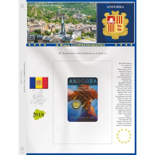 Abafil Fogli 2€ Comm. 2018 Andorra