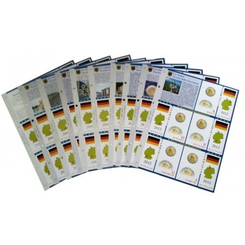 Abafil Fogli 2006/2012 2€ Germania 5zecche