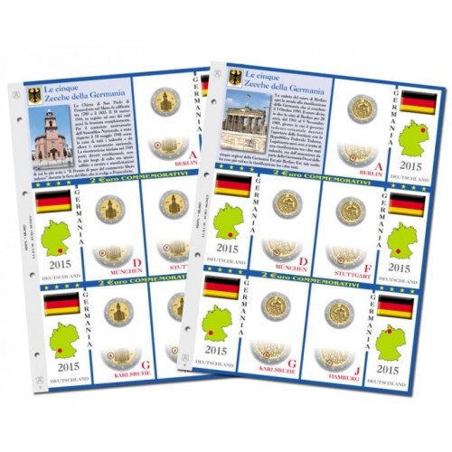 Abafil Fogli 2€ Germania 2015 5zecche
