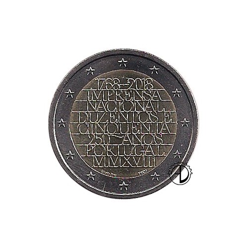 Portogallo - 2018 - 2€ Stampa