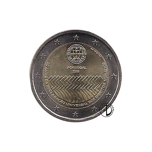 Portogallo - 2008 - 2€ Diritti dell'Uomo