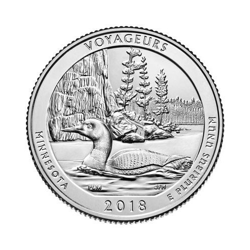 USA 1/4$ 2018 Pictured Rocks
