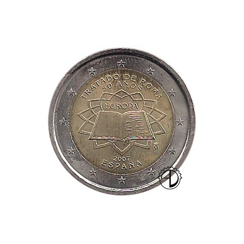 Spagna - 2007 - 2€ Trattato di Roma