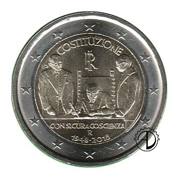 Italia - 2018 - 2€ Costituzione