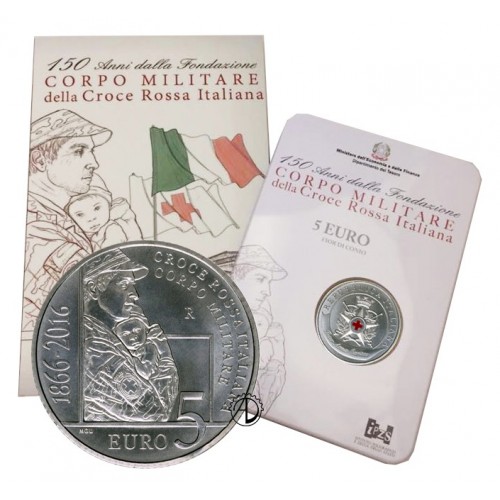 Italia - 2016 - 5€ Croce Rossa