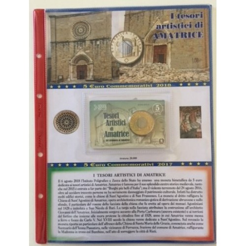 Abafil Italia 5€ Foglio 2018 - Amatrice