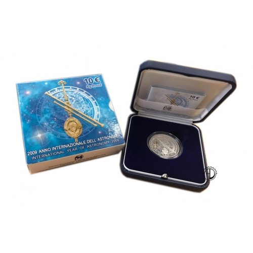 Italia - 2009 - 10€ Astronomia PROOF