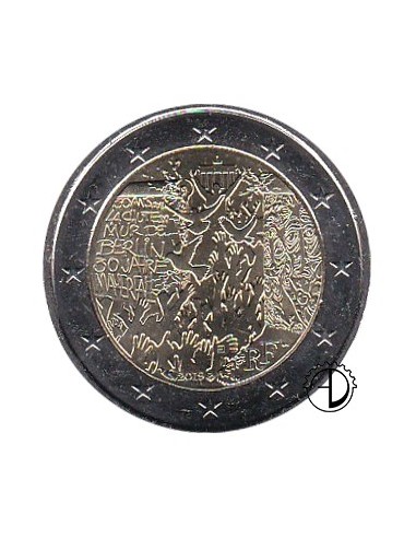 Francia - 2019 - 2€ Muro di Berlino