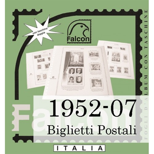 Fogli Italia - Biglietti Postali 1952/2007 - Falcon