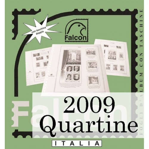 Fogli Italia 2009 Quartine - Falcon