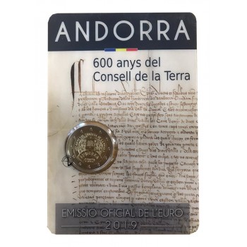 Andorra - 2019 - 2€ Consell de la Terra (in blister)