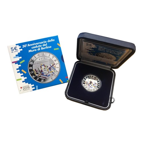 Italia - 2019 - 5€ Muro di Berlino