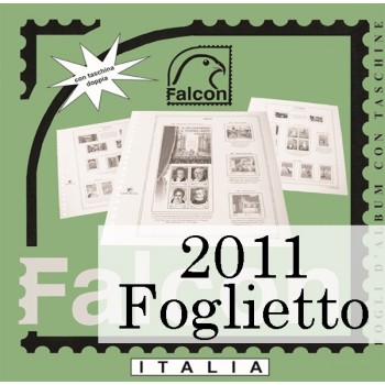 Fogli Italia 2011 Lamina Argento - Falcon