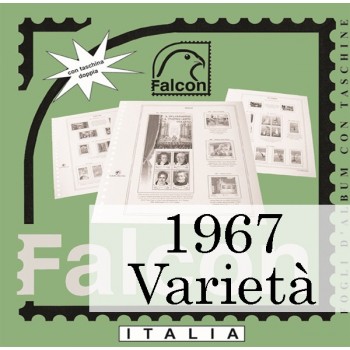 Fogli Italia 1967/04 Varietà di dentellature - Falcon