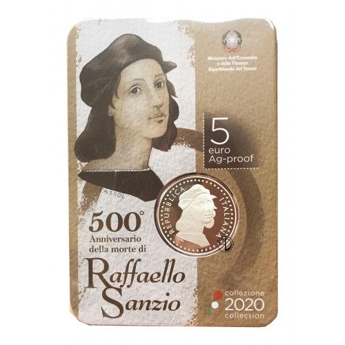 Italia - 2020 - 5€ Raffaello PROOF