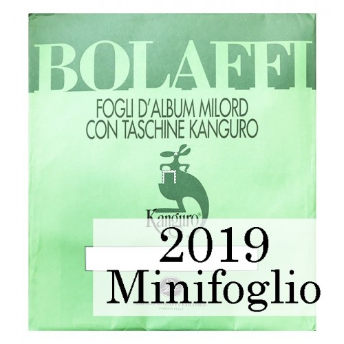 Fogli Italia 2019 MF Juventus - Bolaffi